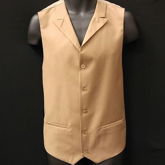 MEN'S E J SAMUEL TAUPE 1B SINGLE BREAST SUIT 42R - Picture 4 of 7